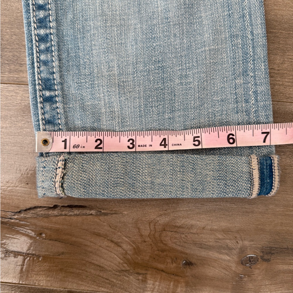 NEW Miss Me Signature‎ Cropped Jeans Women 29 Light JE8089C Stitch Aztec Pocket - Picture 6 of 10